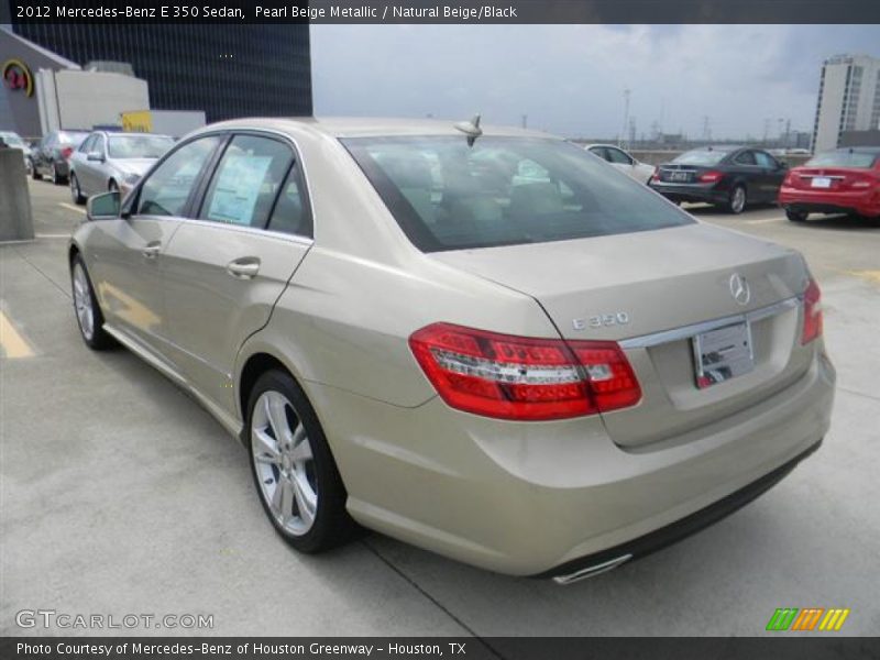 Pearl Beige Metallic / Natural Beige/Black 2012 Mercedes-Benz E 350 Sedan