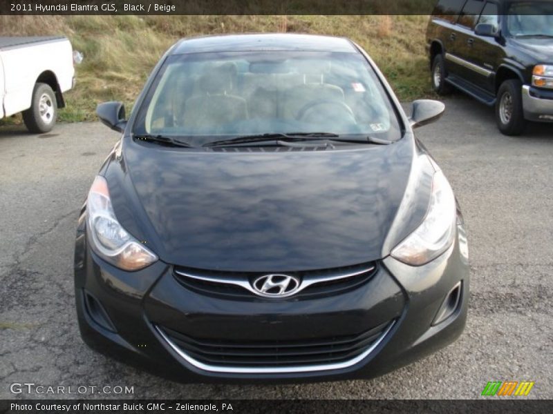 Black / Beige 2011 Hyundai Elantra GLS