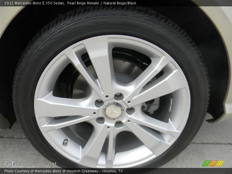 Pearl Beige Metallic / Natural Beige/Black 2012 Mercedes-Benz E 350 Sedan