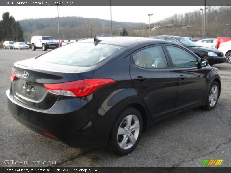 Black / Beige 2011 Hyundai Elantra GLS