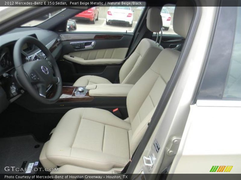 Pearl Beige Metallic / Natural Beige/Black 2012 Mercedes-Benz E 350 Sedan