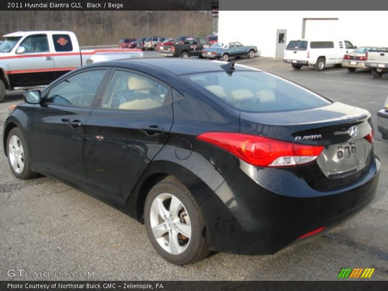 Black / Beige 2011 Hyundai Elantra GLS
