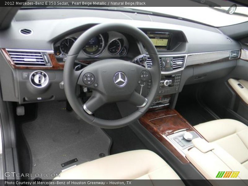 Pearl Beige Metallic / Natural Beige/Black 2012 Mercedes-Benz E 350 Sedan