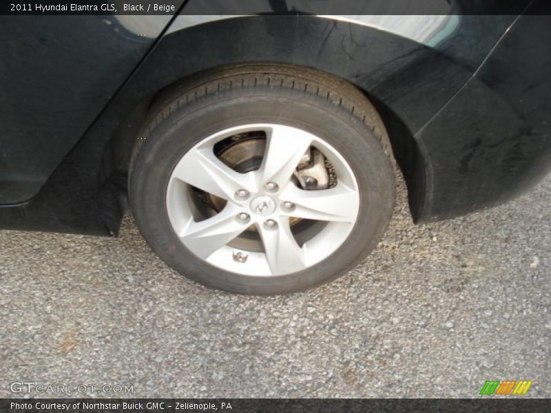 Black / Beige 2011 Hyundai Elantra GLS