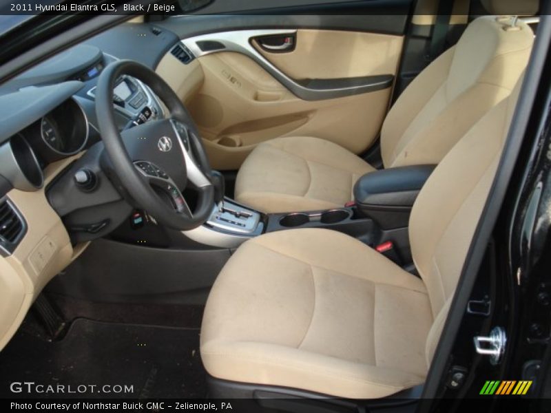 Black / Beige 2011 Hyundai Elantra GLS
