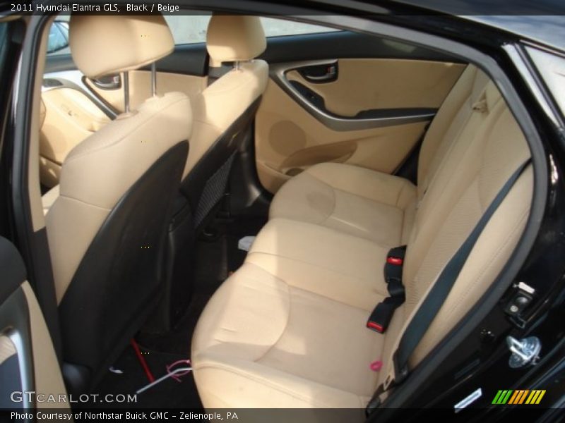 Black / Beige 2011 Hyundai Elantra GLS