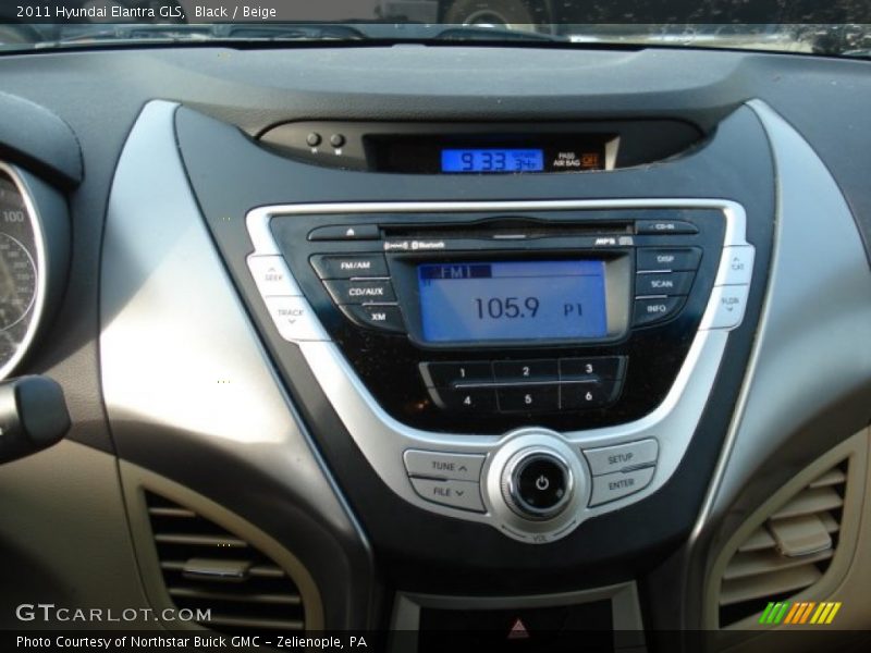 Black / Beige 2011 Hyundai Elantra GLS