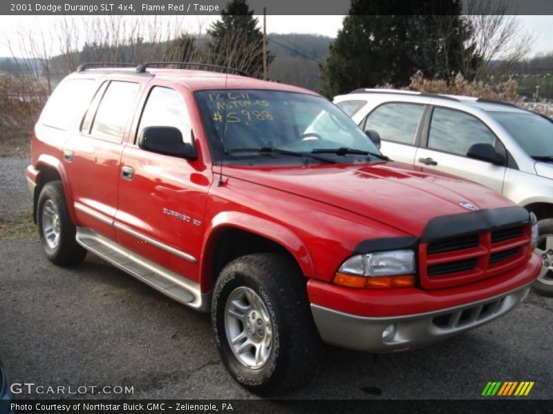 Flame Red / Taupe 2001 Dodge Durango SLT 4x4