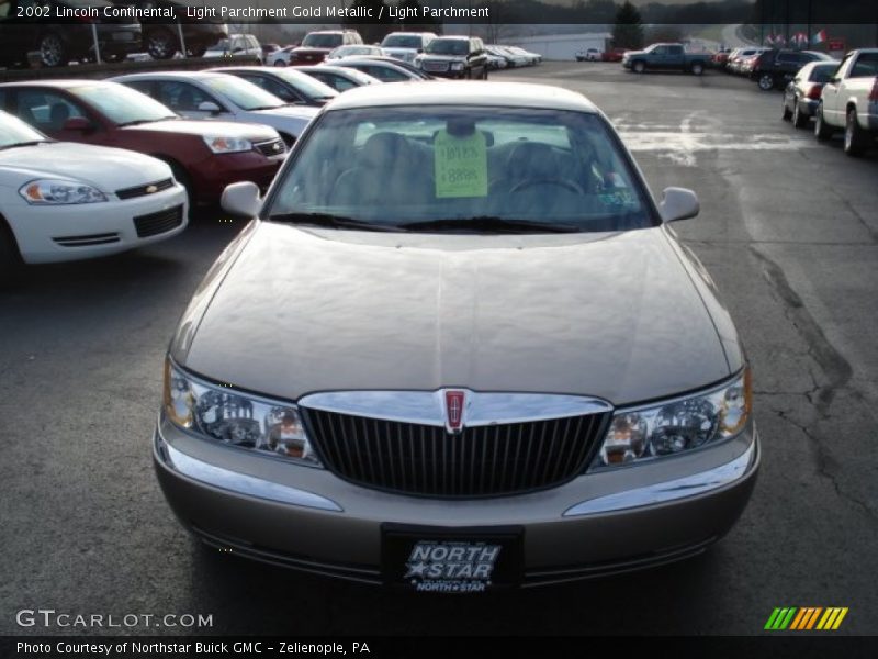 Light Parchment Gold Metallic / Light Parchment 2002 Lincoln Continental