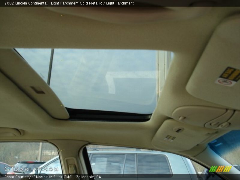 Light Parchment Gold Metallic / Light Parchment 2002 Lincoln Continental