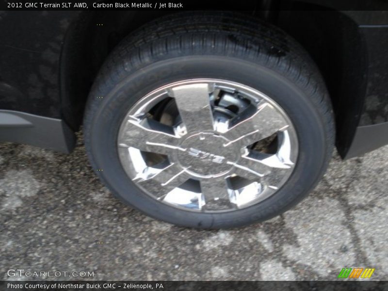 Carbon Black Metallic / Jet Black 2012 GMC Terrain SLT AWD