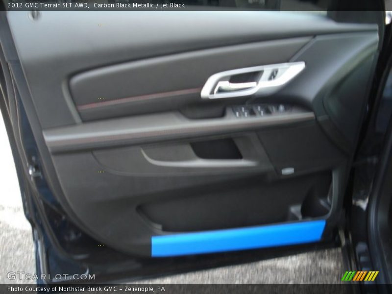 Carbon Black Metallic / Jet Black 2012 GMC Terrain SLT AWD