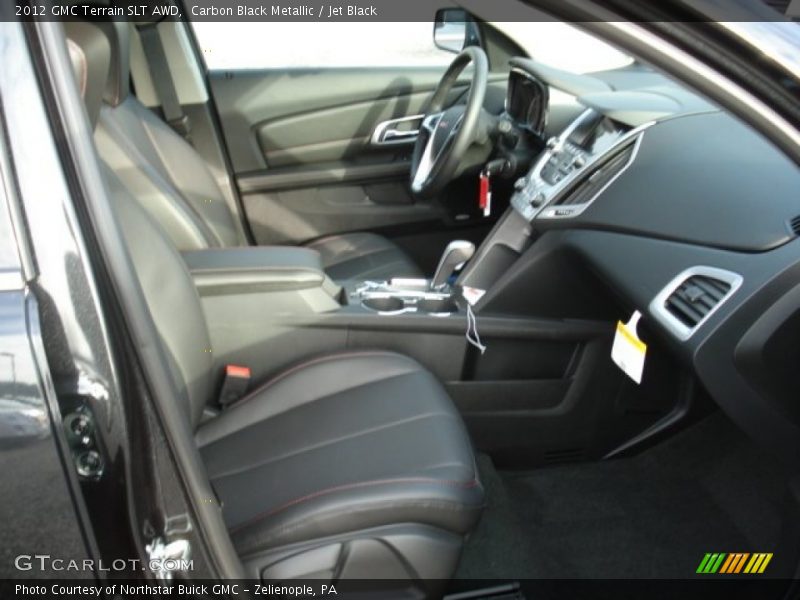 Carbon Black Metallic / Jet Black 2012 GMC Terrain SLT AWD