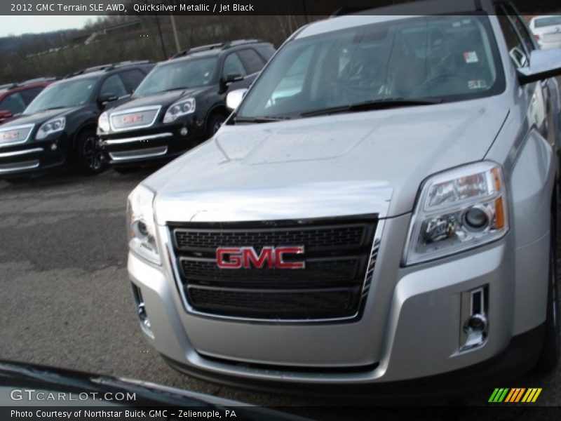 Quicksilver Metallic / Jet Black 2012 GMC Terrain SLE AWD