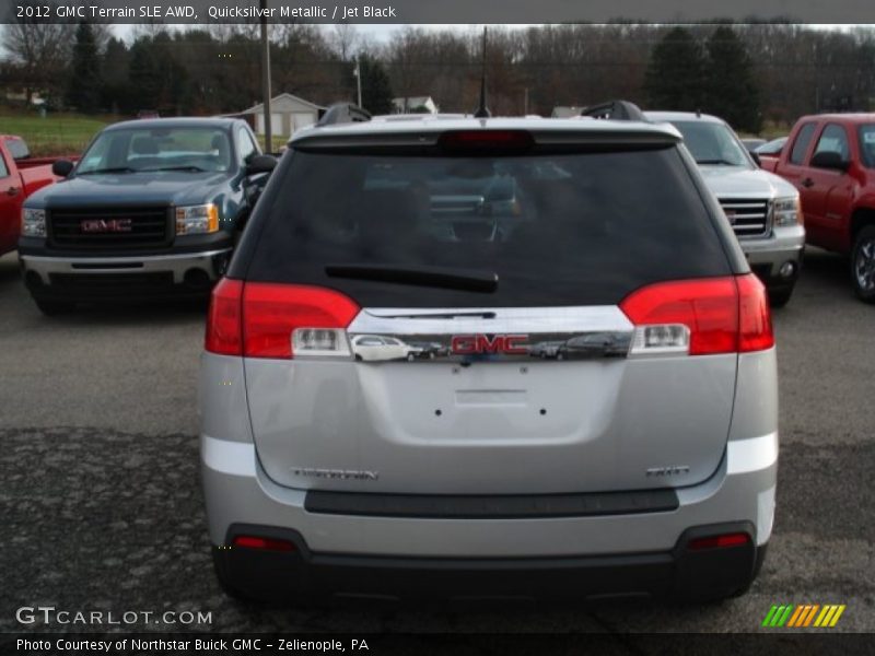 Quicksilver Metallic / Jet Black 2012 GMC Terrain SLE AWD