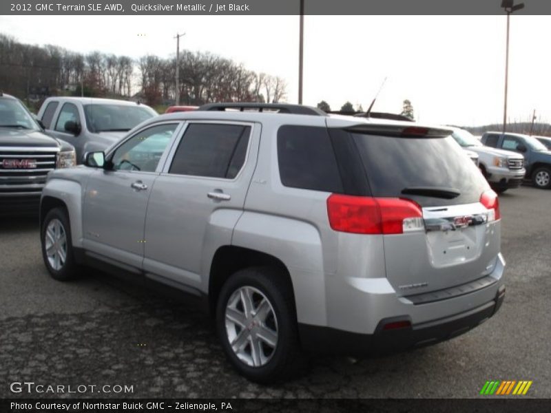 Quicksilver Metallic / Jet Black 2012 GMC Terrain SLE AWD