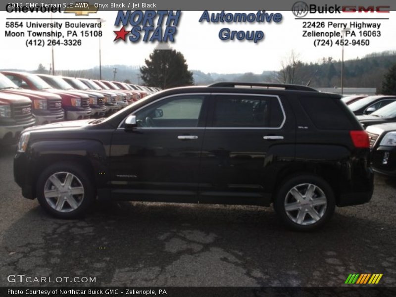 Onyx Black / Jet Black 2012 GMC Terrain SLE AWD