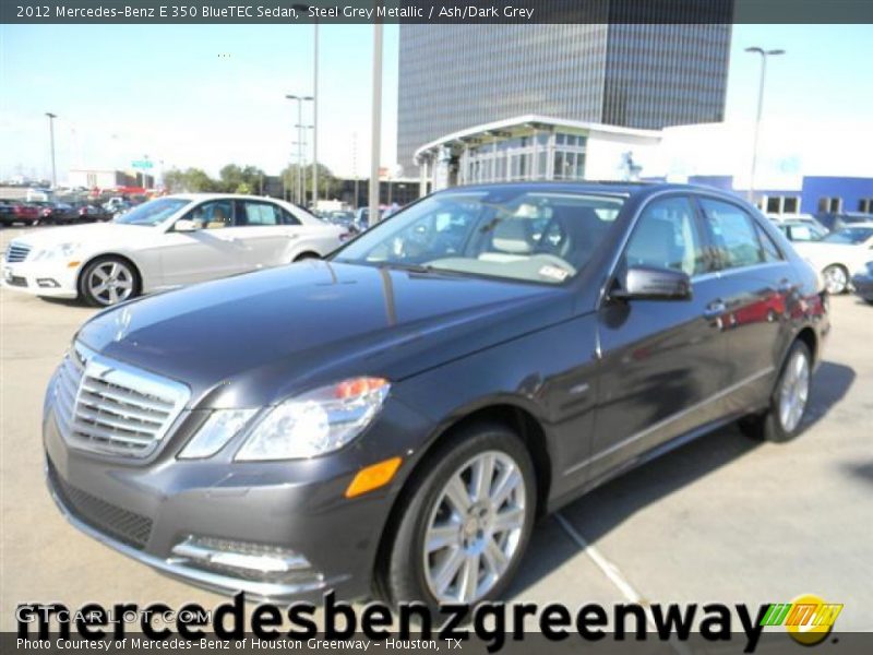 Steel Grey Metallic / Ash/Dark Grey 2012 Mercedes-Benz E 350 BlueTEC Sedan