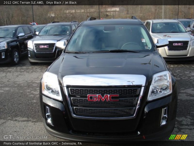 Onyx Black / Jet Black 2012 GMC Terrain SLE AWD