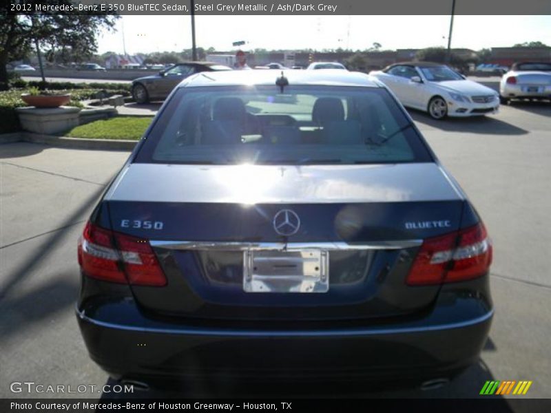 Steel Grey Metallic / Ash/Dark Grey 2012 Mercedes-Benz E 350 BlueTEC Sedan