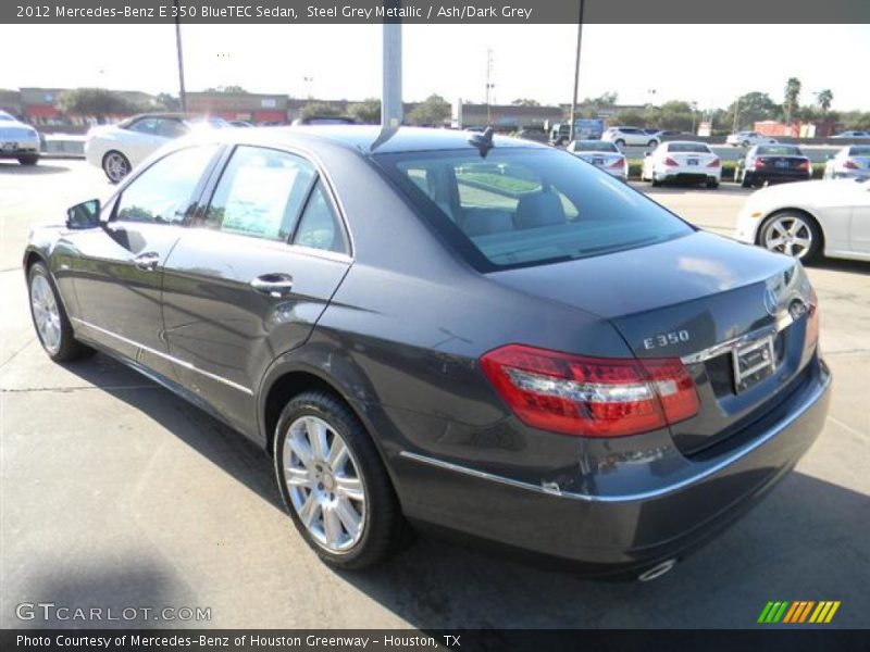 Steel Grey Metallic / Ash/Dark Grey 2012 Mercedes-Benz E 350 BlueTEC Sedan