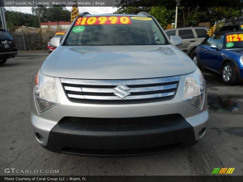 Majestic Silver Metallic / Beige 2007 Suzuki XL7 Limited