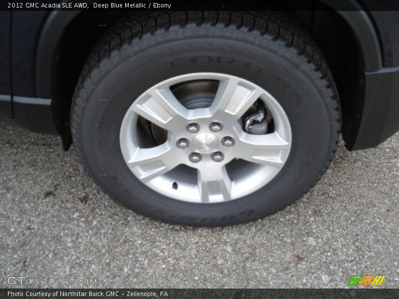 Deep Blue Metallic / Ebony 2012 GMC Acadia SLE AWD