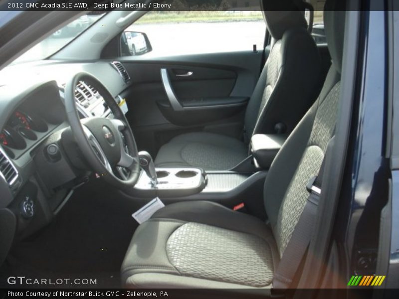 Deep Blue Metallic / Ebony 2012 GMC Acadia SLE AWD