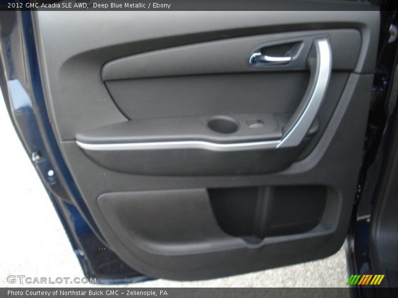 Deep Blue Metallic / Ebony 2012 GMC Acadia SLE AWD