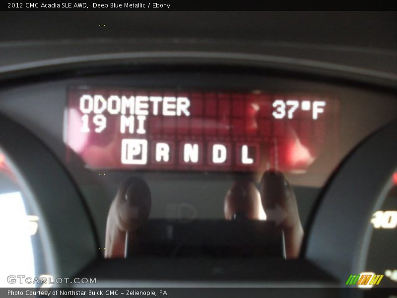 Deep Blue Metallic / Ebony 2012 GMC Acadia SLE AWD