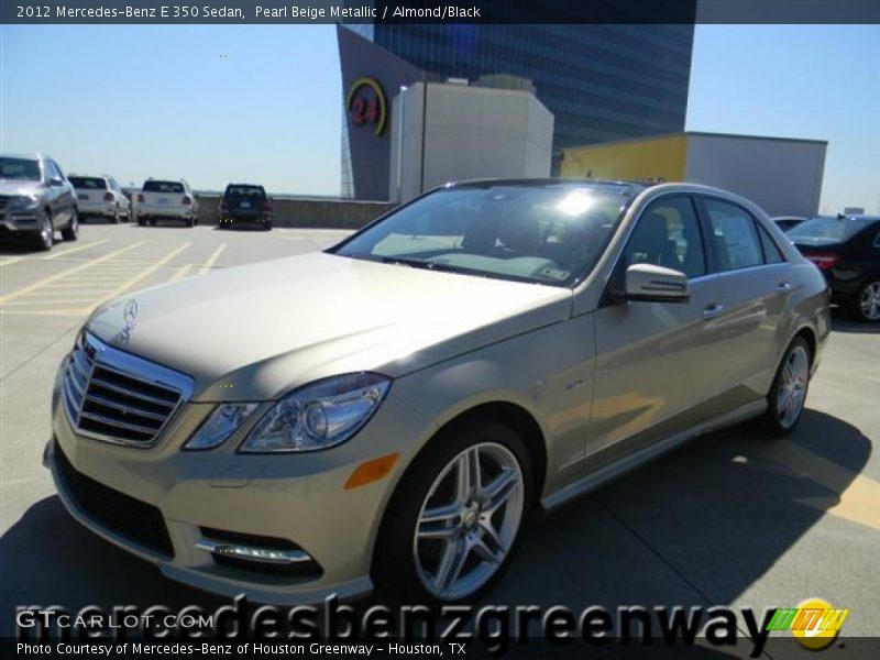 Pearl Beige Metallic / Almond/Black 2012 Mercedes-Benz E 350 Sedan