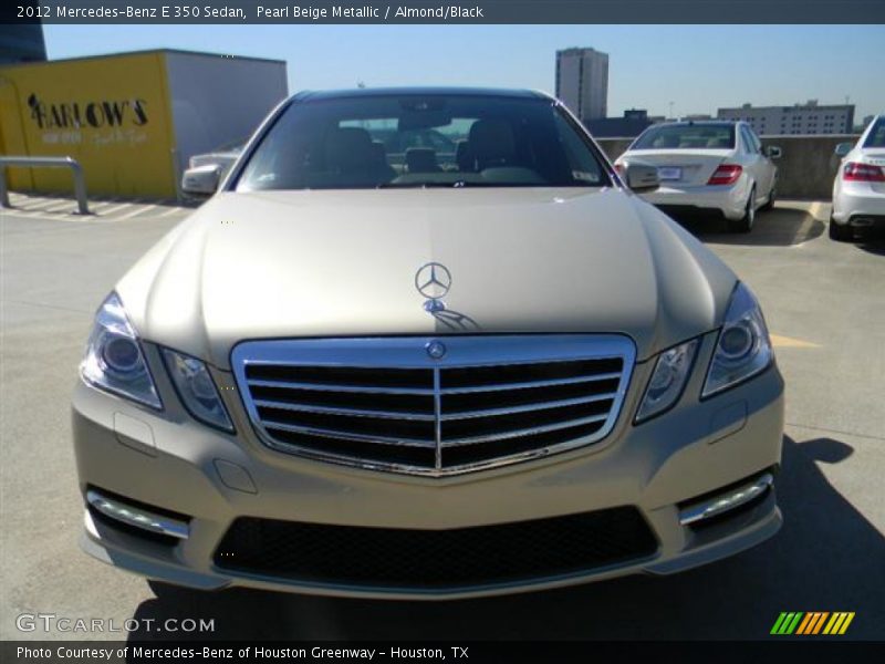 Pearl Beige Metallic / Almond/Black 2012 Mercedes-Benz E 350 Sedan