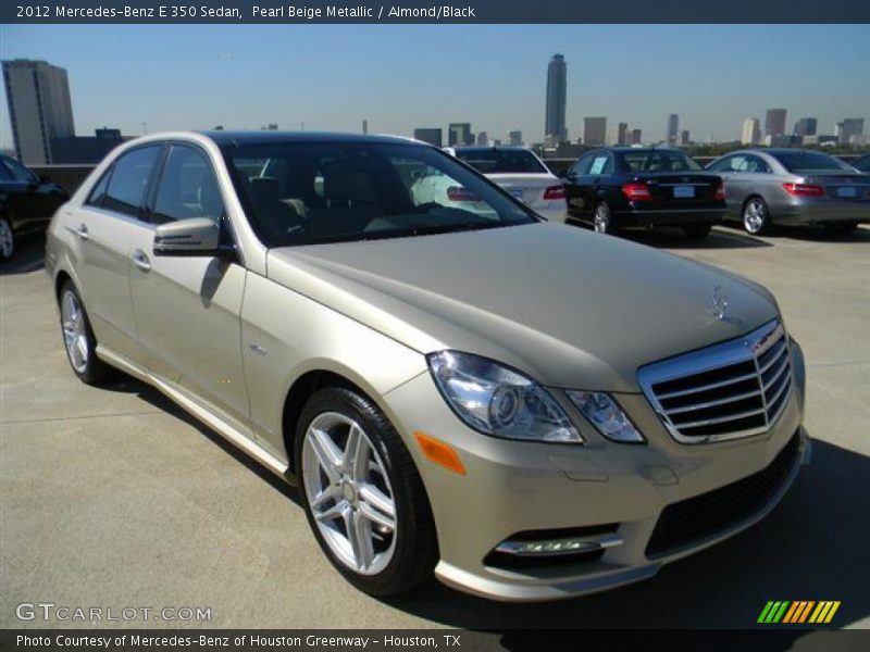 Pearl Beige Metallic / Almond/Black 2012 Mercedes-Benz E 350 Sedan