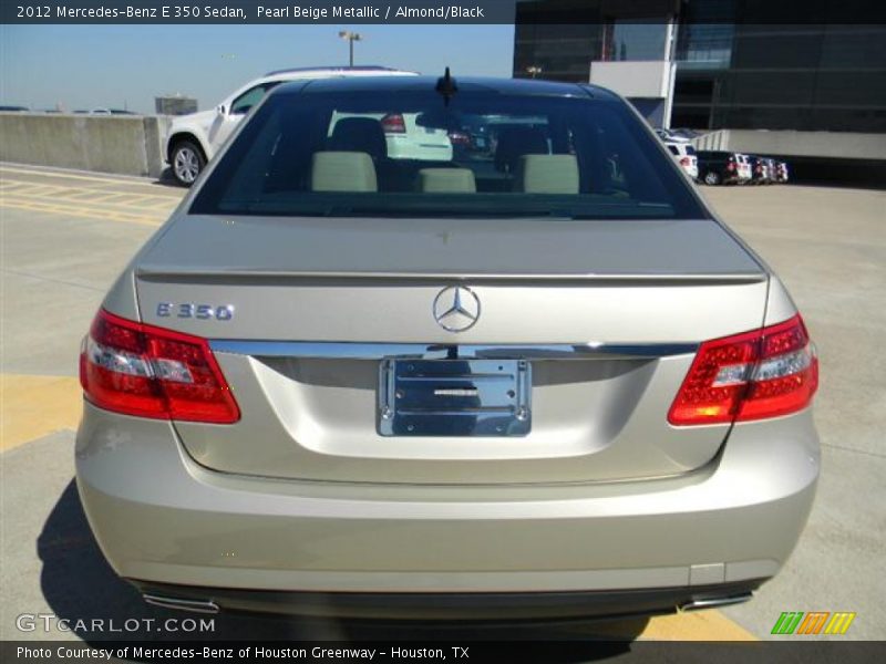 Pearl Beige Metallic / Almond/Black 2012 Mercedes-Benz E 350 Sedan
