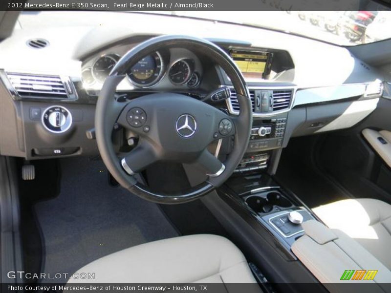 Pearl Beige Metallic / Almond/Black 2012 Mercedes-Benz E 350 Sedan