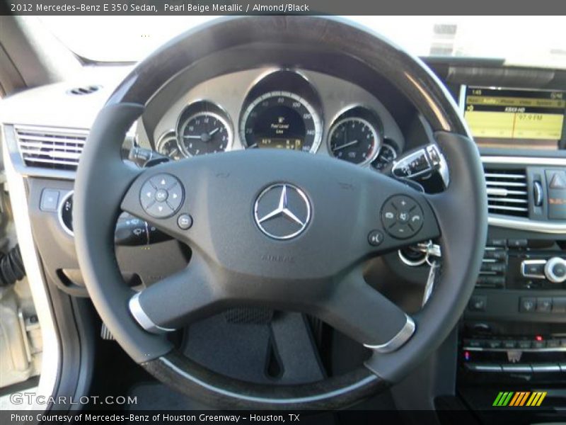 Pearl Beige Metallic / Almond/Black 2012 Mercedes-Benz E 350 Sedan