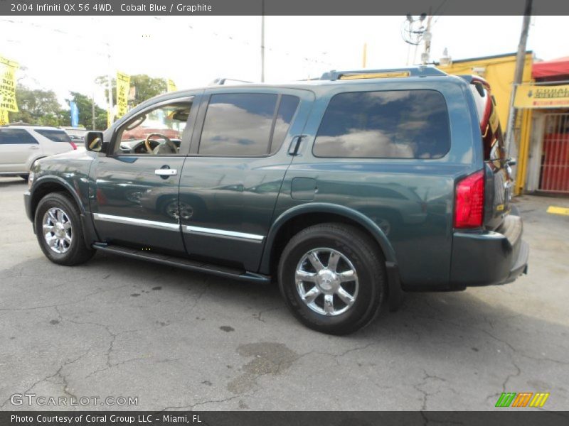 Cobalt Blue / Graphite 2004 Infiniti QX 56 4WD