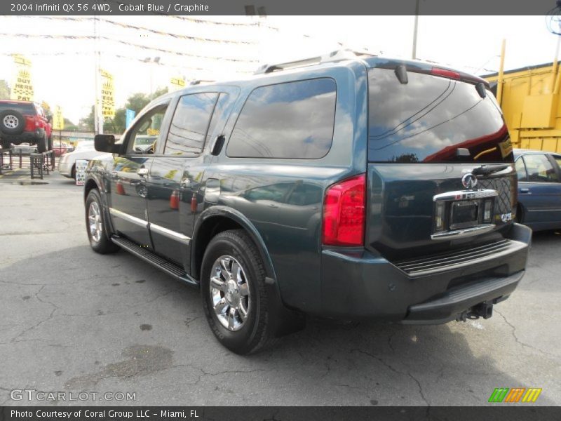 Cobalt Blue / Graphite 2004 Infiniti QX 56 4WD