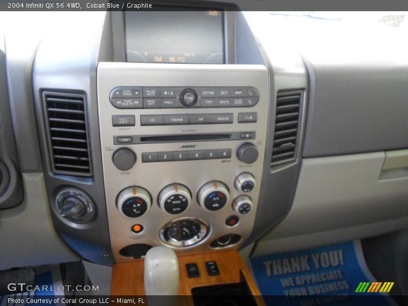 Cobalt Blue / Graphite 2004 Infiniti QX 56 4WD