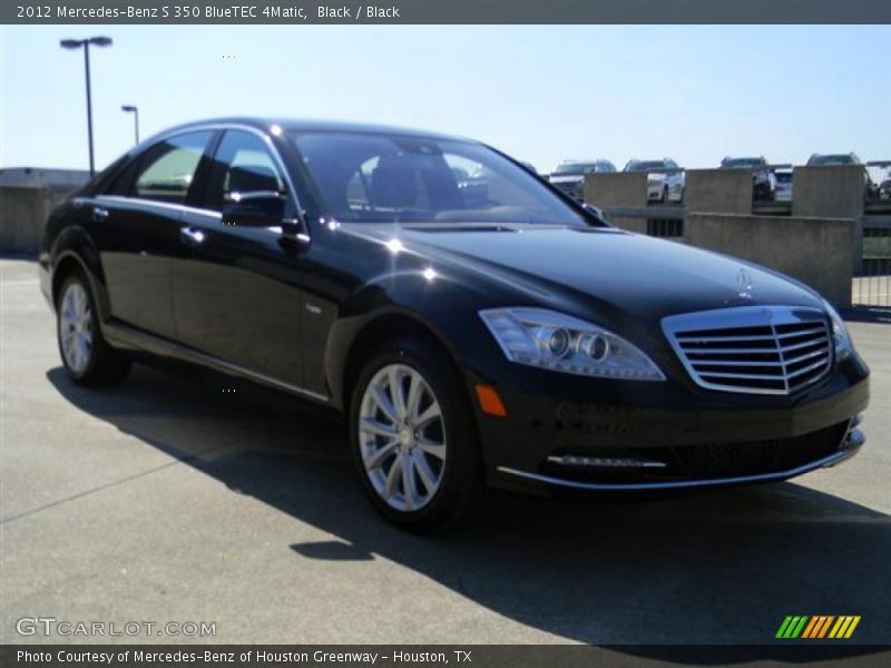 Black / Black 2012 Mercedes-Benz S 350 BlueTEC 4Matic