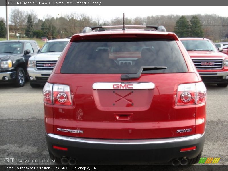 Crystal Red Tintcoat / Ebony 2012 GMC Acadia SLE AWD