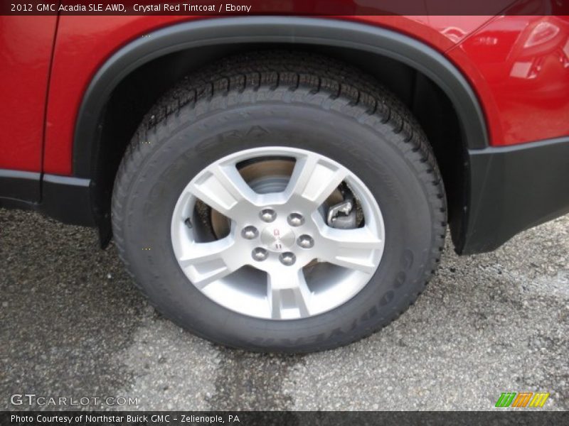Crystal Red Tintcoat / Ebony 2012 GMC Acadia SLE AWD