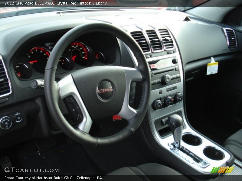 Crystal Red Tintcoat / Ebony 2012 GMC Acadia SLE AWD