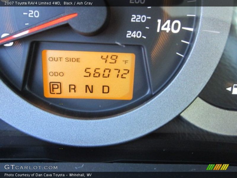 Black / Ash Gray 2007 Toyota RAV4 Limited 4WD