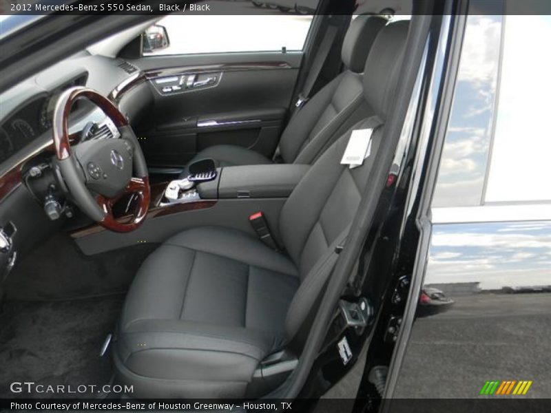Black / Black 2012 Mercedes-Benz S 550 Sedan