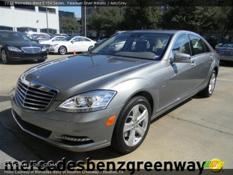 Paladium Silver Metallic / Ash/Grey 2012 Mercedes-Benz S 550 Sedan