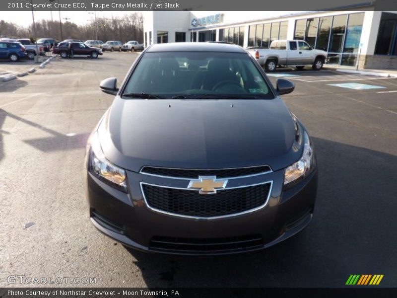 Taupe Gray Metallic / Jet Black 2011 Chevrolet Cruze ECO
