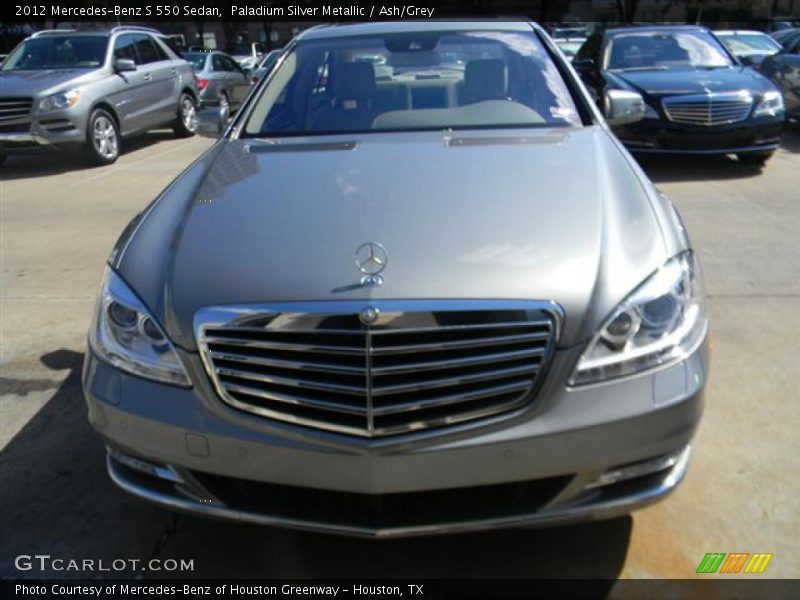 Paladium Silver Metallic / Ash/Grey 2012 Mercedes-Benz S 550 Sedan