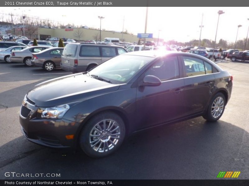Taupe Gray Metallic / Jet Black 2011 Chevrolet Cruze ECO