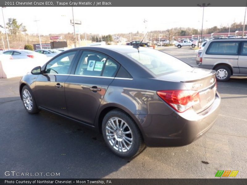 Taupe Gray Metallic / Jet Black 2011 Chevrolet Cruze ECO